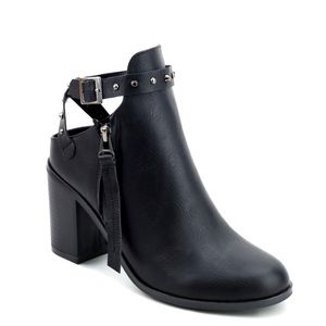 Olivia Miller Beverly Chunky Heel Booties, Women's